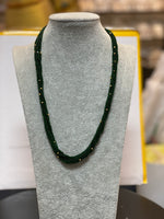 16-Lines Quartz Necklace With (1 gram Gold Beads)