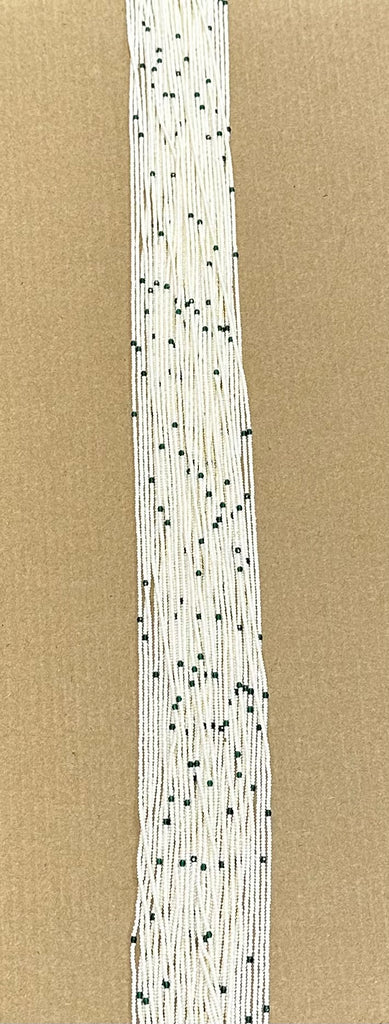 Sugar Pearl With Green color Beads In It(Price For Each Strand)(1.8mm)(Lab Created)