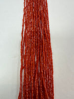 Natural Italian Coral Tubes (1.5mm x 3.5 to 4mm)