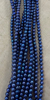 Navy Blue Pearl 5mm-5.5 mm