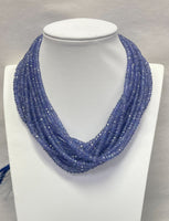 Tanzanite sold per strand (Each Line Price)
