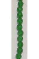 Faceted Emerald-Green Quartz 4mm-4.5mm