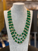 3-Strand Fashion Jewelry Beaded Chain On Sarafa