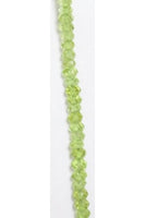 Peridot Faceted Roundel (3mmx3.5mm)