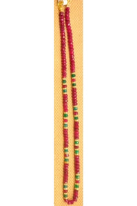 Ruby and Emerald Necklace Chain #RE-2