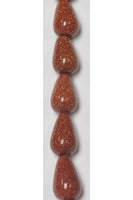 Sandstone Central-Drilled Drop 10x16mm