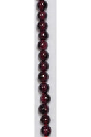 Smooth Plain Garnet 3mm-3.5mm