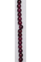 Plain Garnet 3mm-3.5