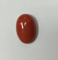 Natural Italian Coral Cab 11mmx8mm (3.30 cts)