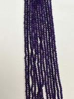 Amethyst Faceted (4.5mm)(Sold Per Strand)14 inches