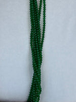 Emerald Color Green Jade (Sold Per Strand)