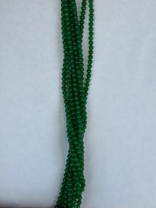 Emerald Color Green Jade (Sold Per Strand)