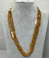 3-Strand Natural Yellow Sapphire On Sarafa (81 Gram)