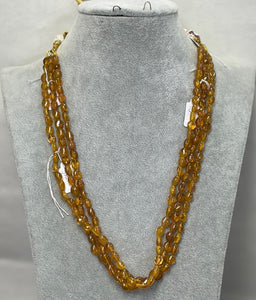 3-Strand Natural Yellow Sapphire On Sarafa (81 Gram)
