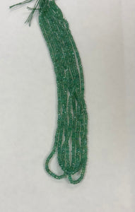 AAA- Quality Zambian emerald (sold per strand)