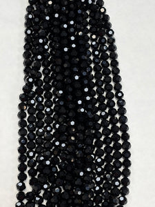 Black Onyx Faceted (9mmx9.5mm)