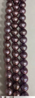 Freshwater Dark Lavender  Pearls (Sold Per Single Strand)(11mmx14mm)
