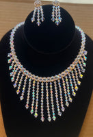 Swarovski crystal Necklace with earrings