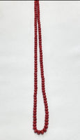 Natural Italian Coral Pumpkin Shape(3mm x 4mm) to (4.5mm x 6.5mm)