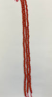 Taiwan Red Coral With (Big Whole 3mm)(7mmx9mm)