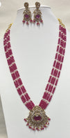 Chetan Ruby and Natural Pearl Necklace sets