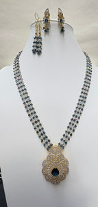 Swarovski Crystal Necklace with 2 earring sets
