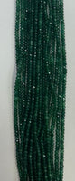 #18 Emerald color Jade Roundelle 4mm