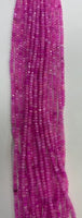 #15 Neon pink Color Jade Roundelle 4mm