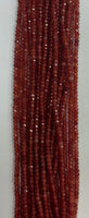 #2 Carnelian Color Jade Roundelle 4mm