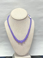 Blue-ish Purple Jade Necklace