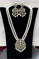 Freshwater Pearl Necklace With Earring Set (Victorian Pendent and Earring Set)