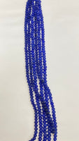 Royal Blue Color Pumpkin Quartz Prices Are For Each Strand(Sold Per Strand) (3-Strands Will BE $30)