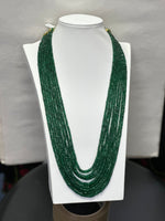 8-Strand Natural Russian Emerald On Sarafa