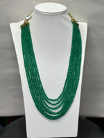 7-Strand Natural Russian Emerald On Sarafa