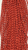 Taiwan Red Coral Rice Shape (4mmx8mm)