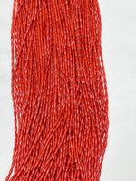 Taiwan Red Rice Coral (3mmx9mm)(sold per single strand)