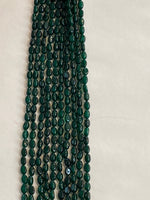 Emerald Color Jade Oval Shape (Sold Per Single Strand)(6mmx9mm)