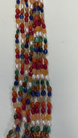 Navratna Oval Beads 4mmx5mm