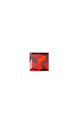 Garnet-Color Cubic Zirconia Square 3.5mm