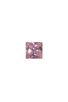 Rose Pink Cubic Zirconia Square 4.5mm