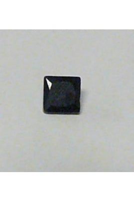 Black Cubic Zirconia Square 4mm