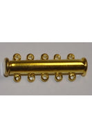 5-Hole Gold Over Silver Spacer