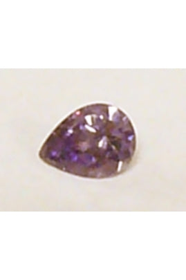 Violet Cubic Zirconia Pear Shape 5mmx7mm