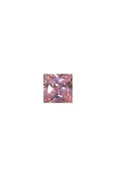 Rose Pink Cubic Zirconia Square 6mm