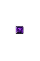 Violet Cubic Zirconia Square 8mm