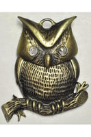 Sitting Owl Charm (50mmx44mm) #OWL-4
