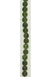 Faceted Green Jade