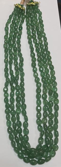 Emerald-Color Quartz Oval (prices are for each line 4 line will be $80.00)