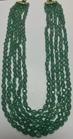 5-Strand Emerald-Color Quartz Oval (sold per single strand 5lines will be $100)