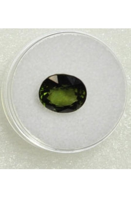 Green Tourmaline Oval Shape 10mmx11mmx6.5mm (5.25 ct) [ONLY ONE IN STOCK]